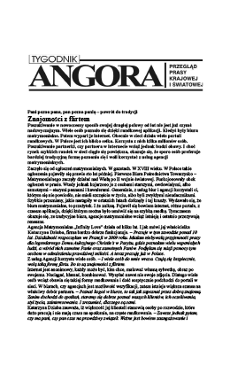 ikona z treścią tygodnika angora